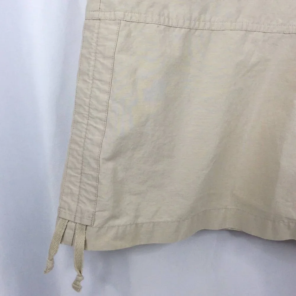 Woolrich Skirt Womens Size 12 Beige A-Line Lightweight Adjustable‎ Hem Outdoor